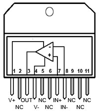 5x AN6554 Quadruple Operational Amplifiers DIP14
