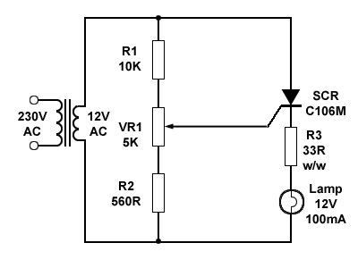 Thyristor Resistive Triggering