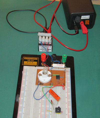 Low voltage SCR supply