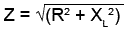 Inductive reactance formula