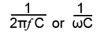 form-XC.gif Capacitive Reactance Formula