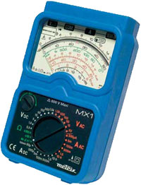 Metrix analogue meter with a diode range